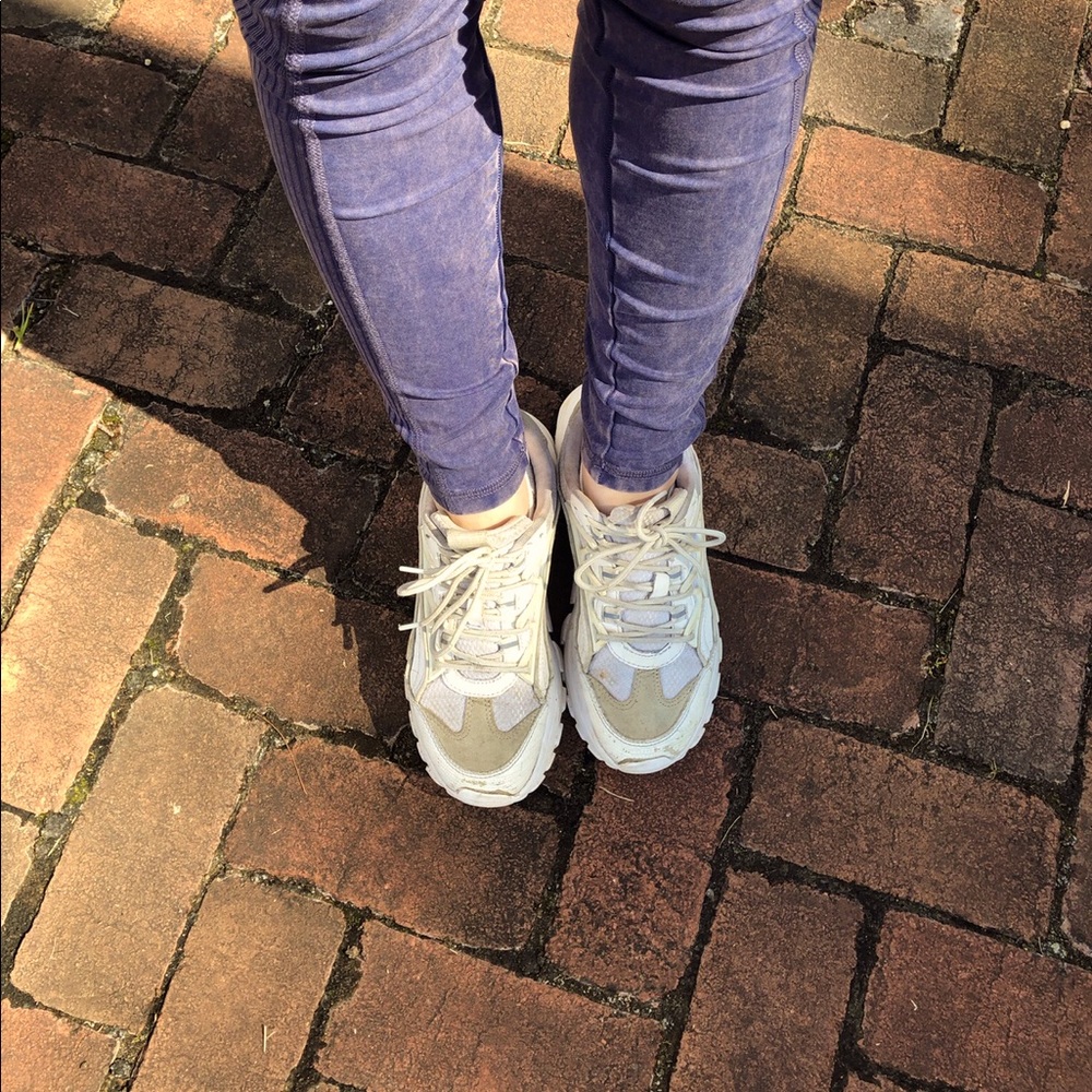 Zara white chunky sneakers